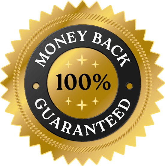 60-Day 100% Money-Back Guarantee Official Seal
